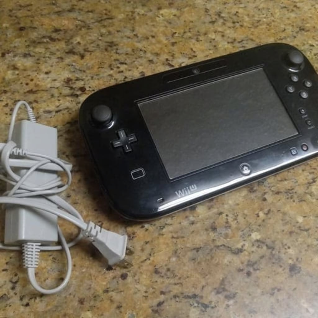 Pristine Condition Black Wii U Gamepad