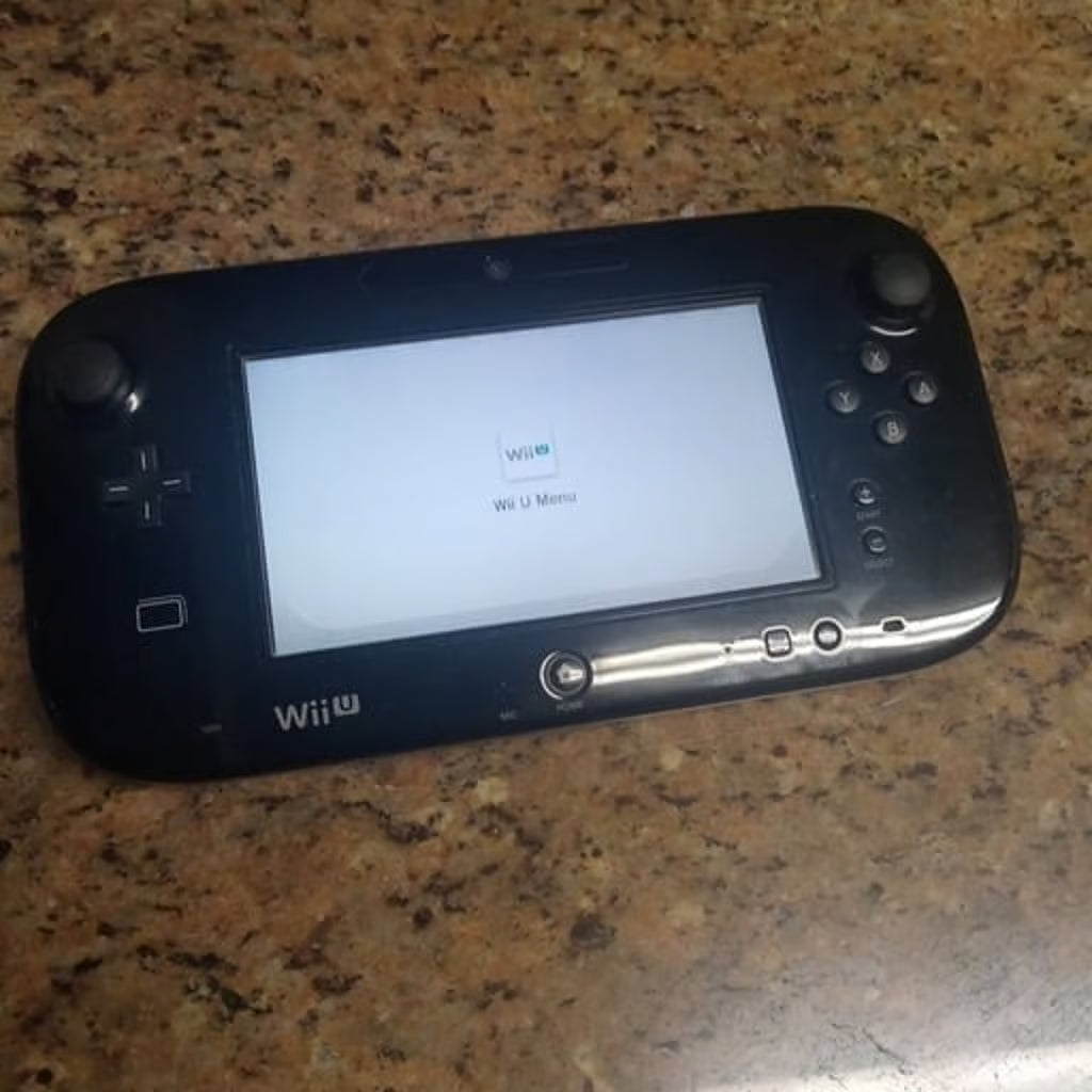Pristine Condition Black Wii U Gamepad