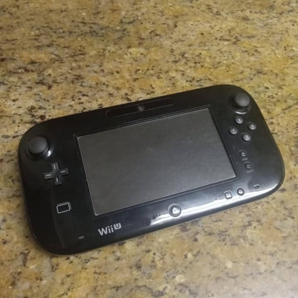 Pristine Condition Black Wii U Gamepad